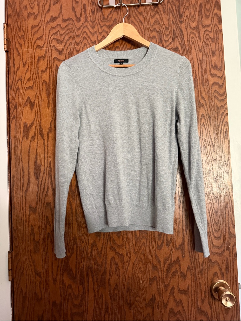 Quince Women’s cotton cashmere crew neck sweater